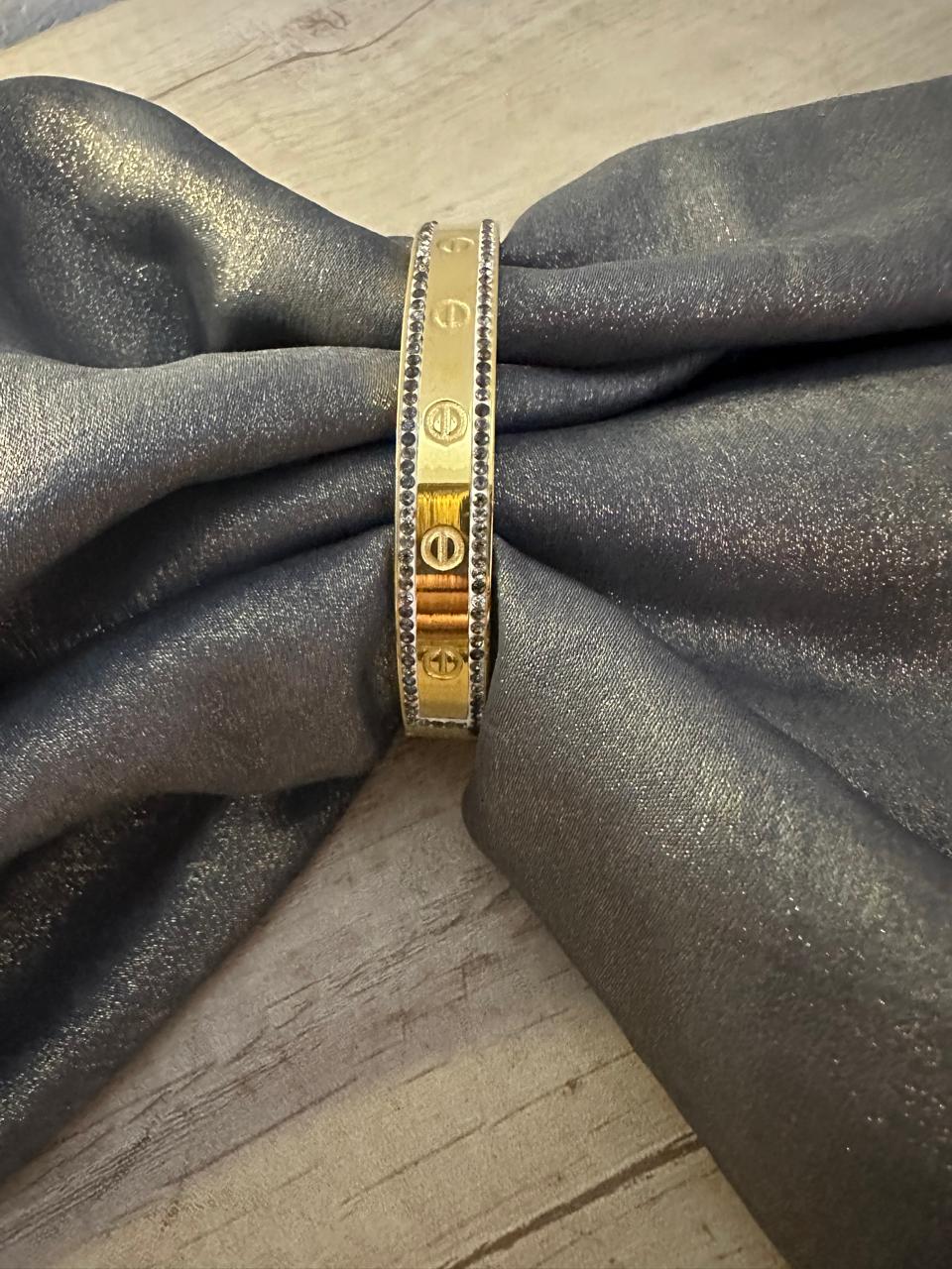 4 Classic Gold Minimal Cuff Bracelet - Image 1